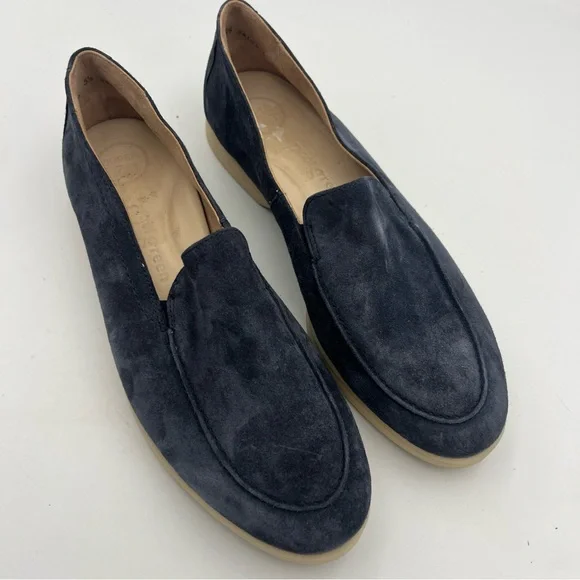 Paul Green Selby Women’s Slip On Loafer Flats Suede Leather Shoes Size US 8 - Picture 4 of 15